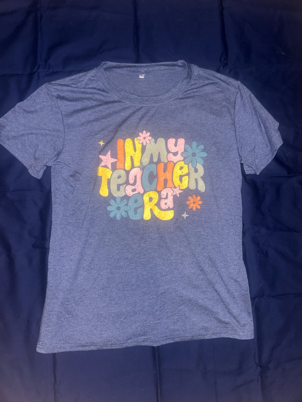 ‘In My Teacher Era’ Graphic Tee - BlueGray